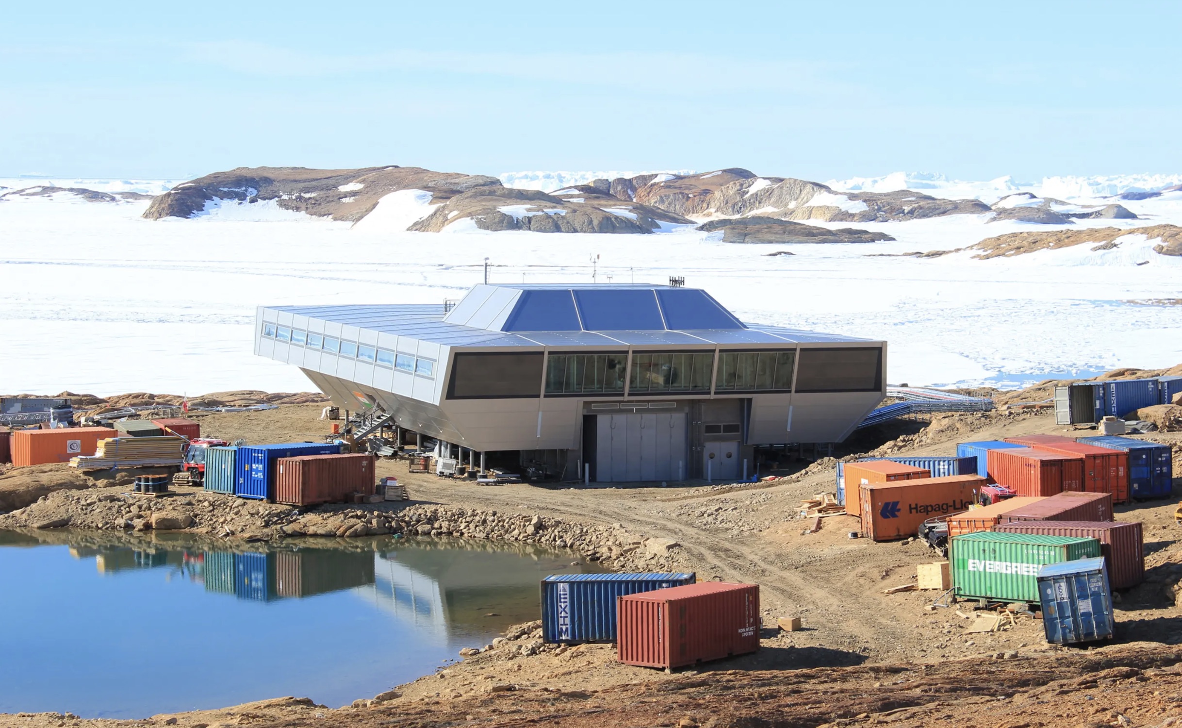 indian research station at arctic